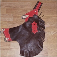 Small Youth Rodeo Chaps Dark Brown 16